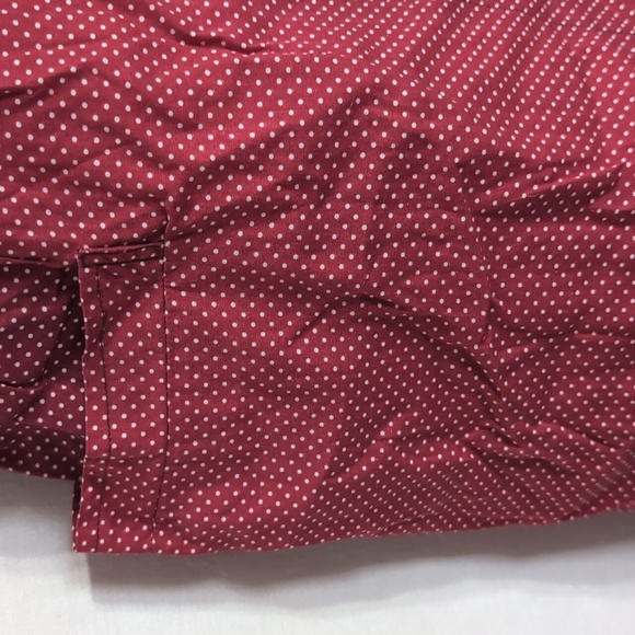 Vintage Handmade Red White Polka Dot Shift Dress with Pockets Size Medium - Picture 3 of 5